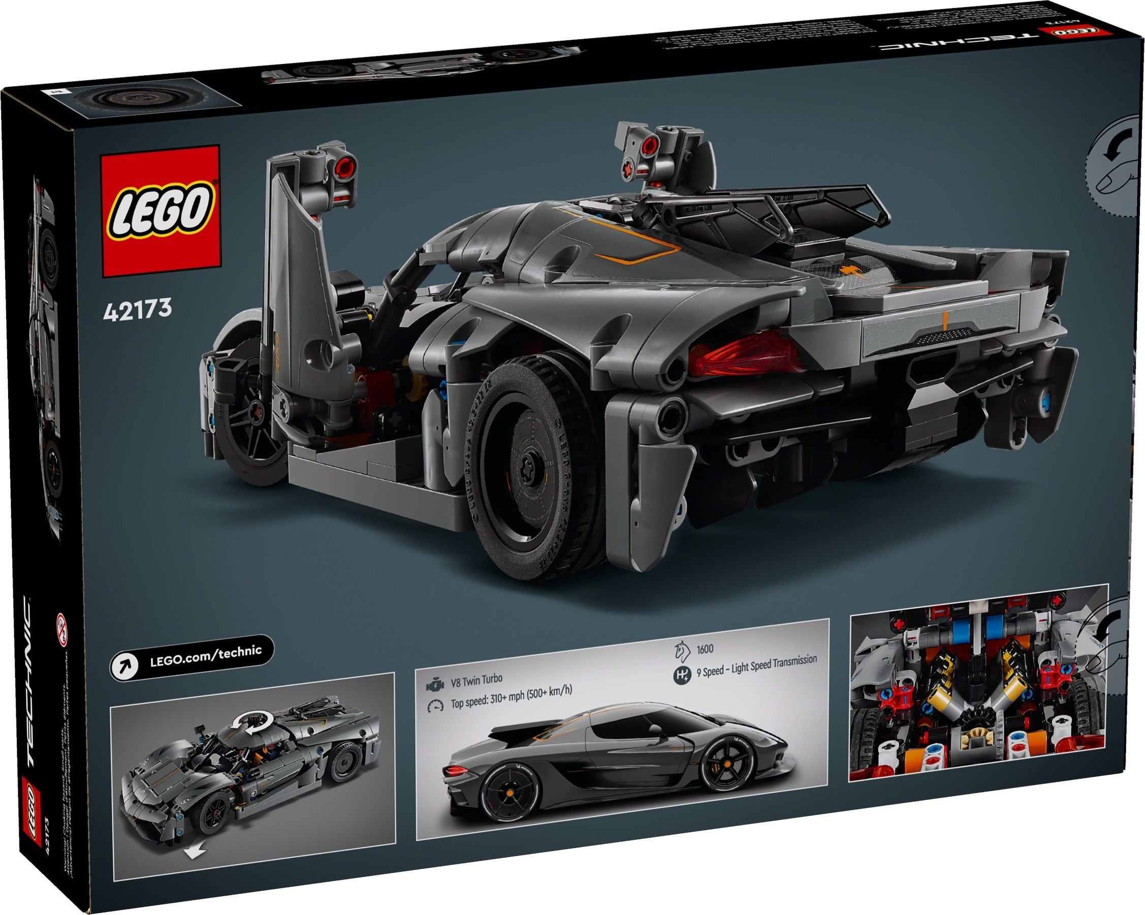 LEGO Technic Koenigsegg Jesko Absolut Supersportwagen 42173