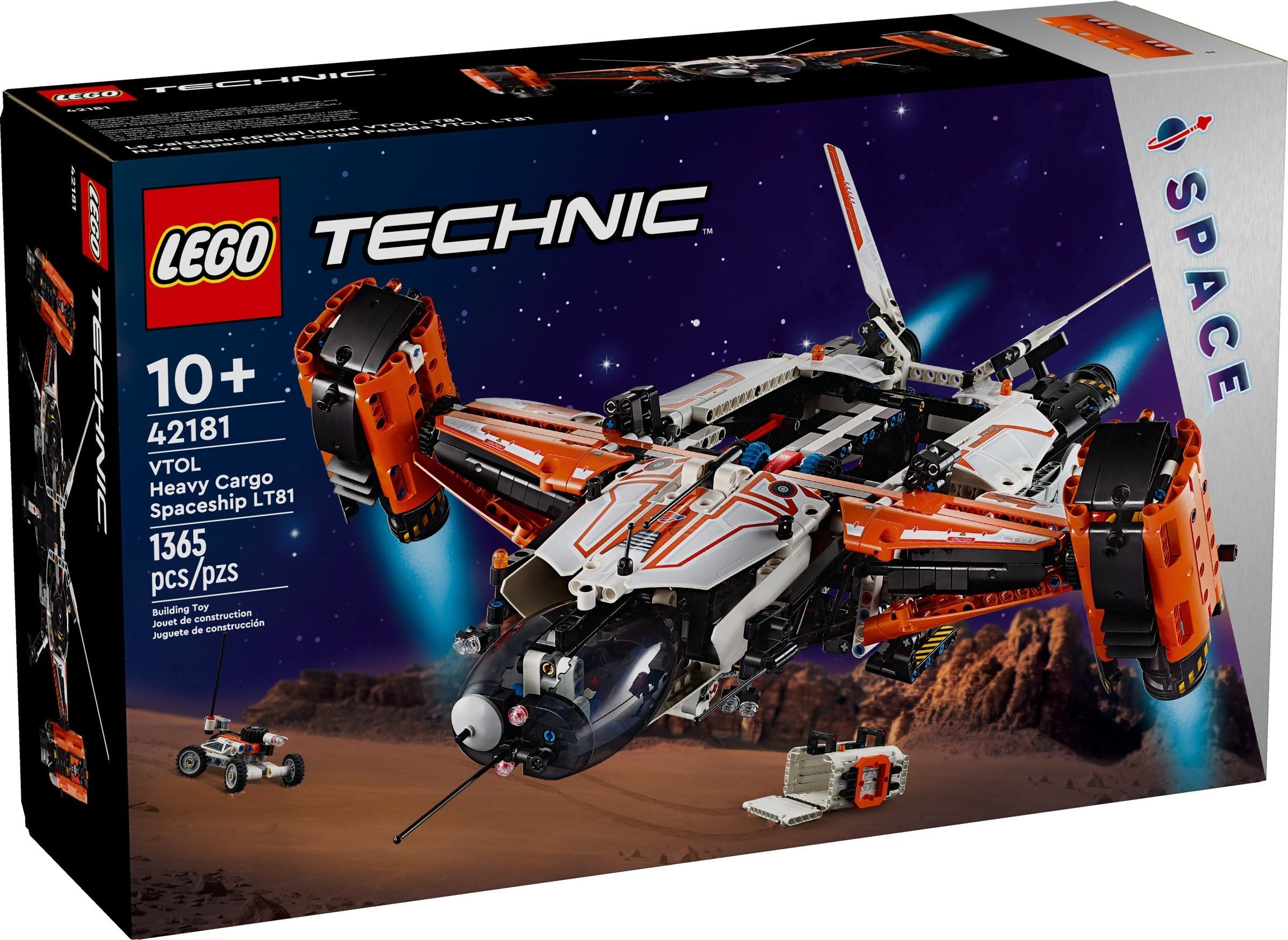 LEGO Technic VTOL Schwerlastraumfrachter LT81 42181