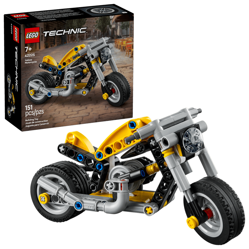 LEGO Technic Gelbes Motorrad 42225