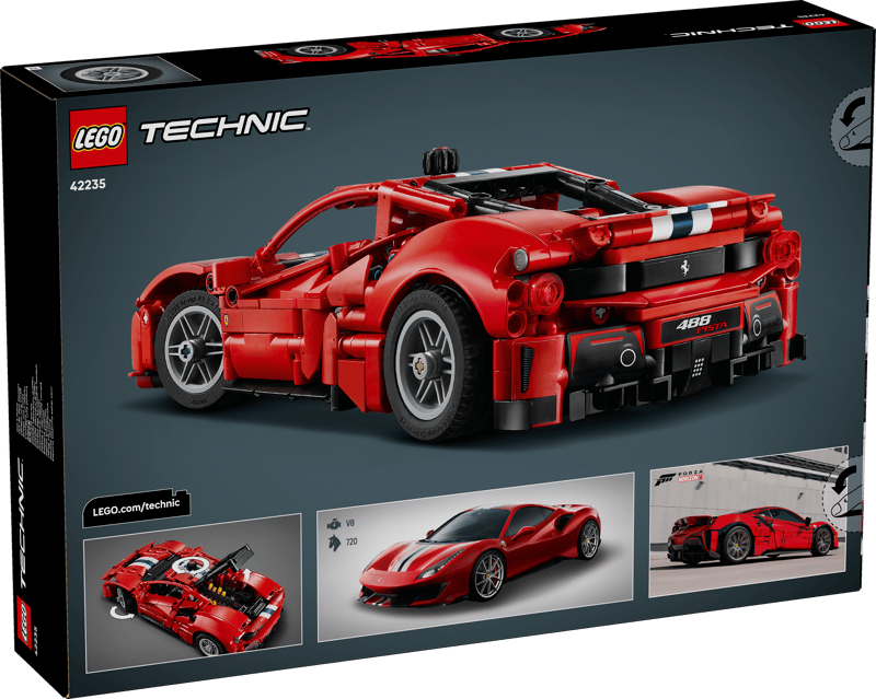 LEGO Technic Ferrari 488 Pista Auto 42235