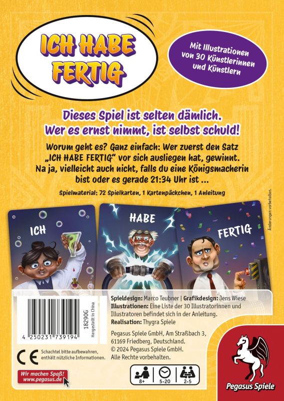 Pegasus ICH HABE FERTIG