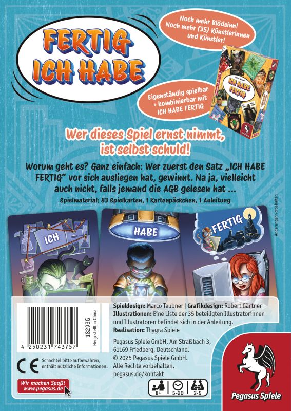 Pegasus FERTIG ICH HABE