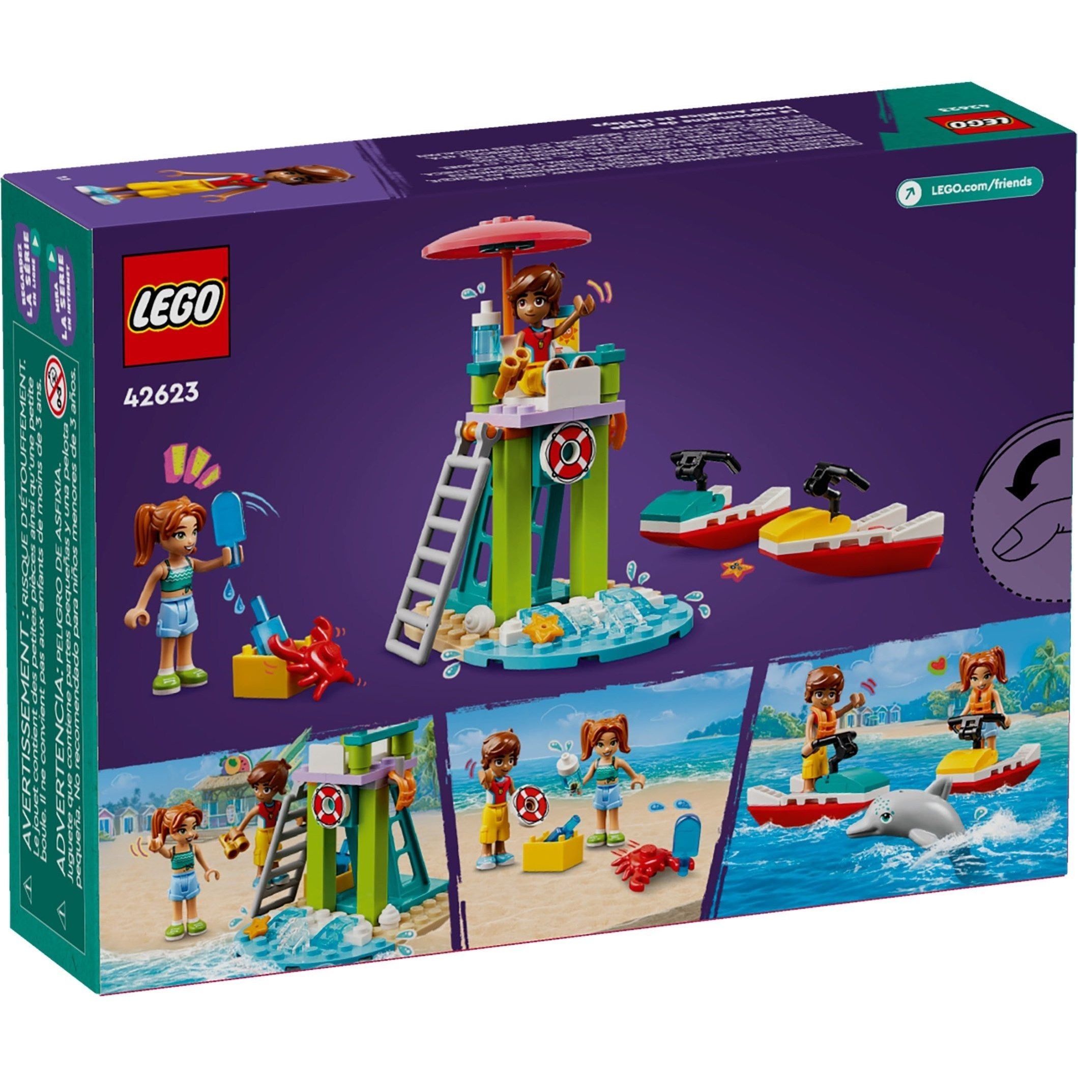 LEGO Friends Rettungsschwimmer Aussichtsturm mit Jetskis 42623