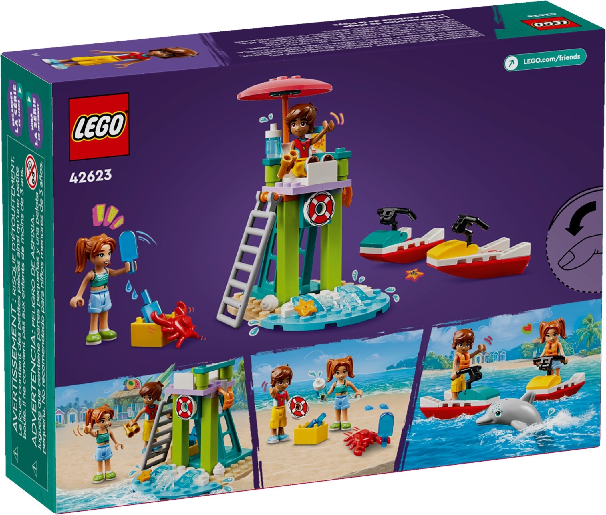 LEGO Friends Rettungsschwimmer Aussichtsturm mit Jetskis 42623