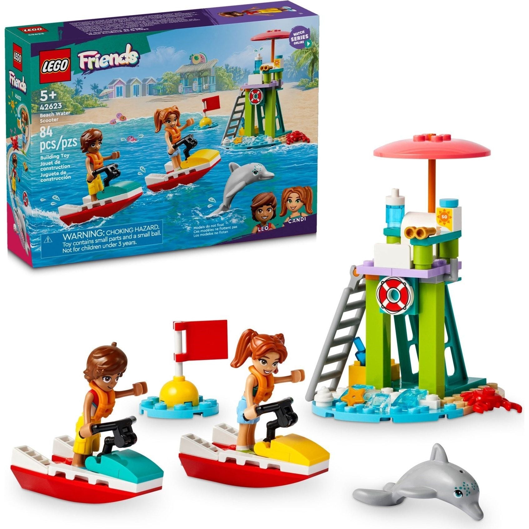 LEGO Friends Rettungsschwimmer Aussichtsturm mit Jetskis 42623