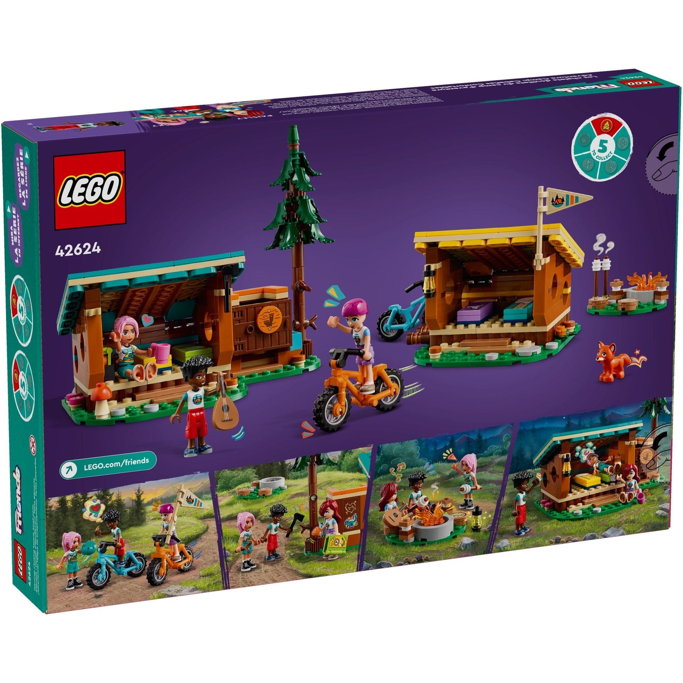 LEGO Friends Gemütliche Hütten im Abenteuercamp 42624