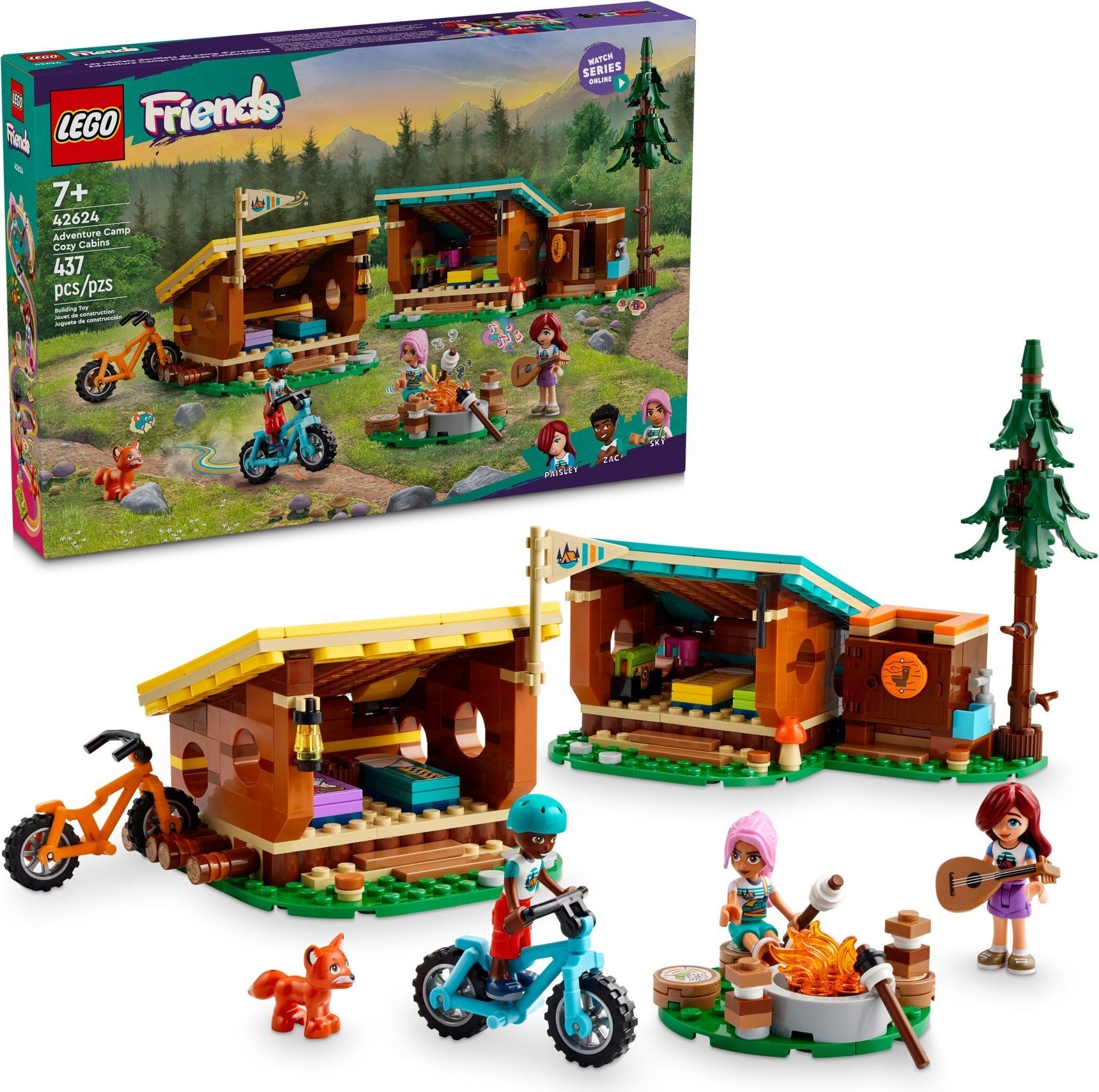 LEGO Friends Gemütliche Hütten im Abenteuercamp 42624