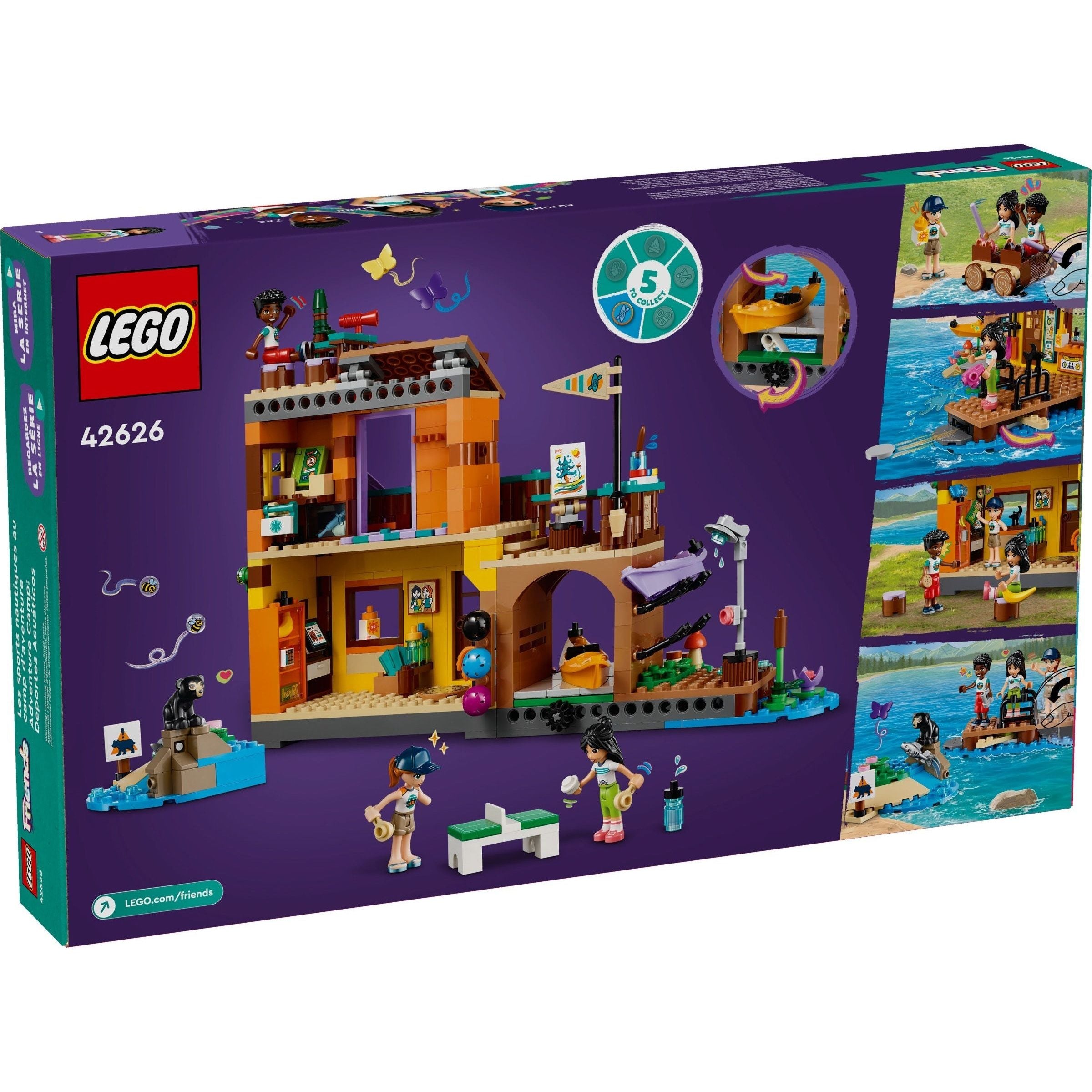 LEGO Friends Abenteuercamp mit Kayak 42626