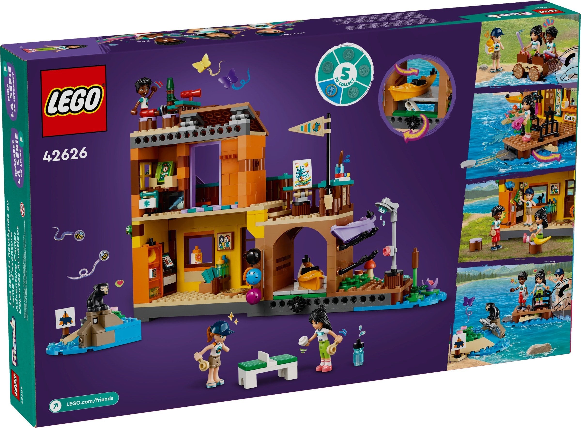 LEGO Friends Abenteuercamp mit Kayak 42626