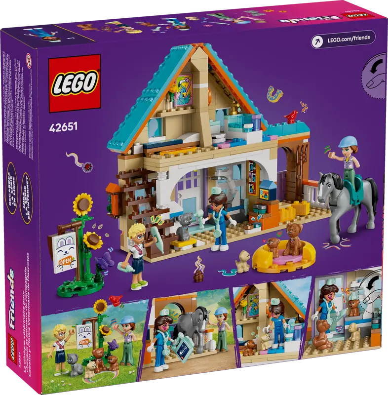 LEGO Friends Tierarztpraxis für Pferde und Haustiere 42651