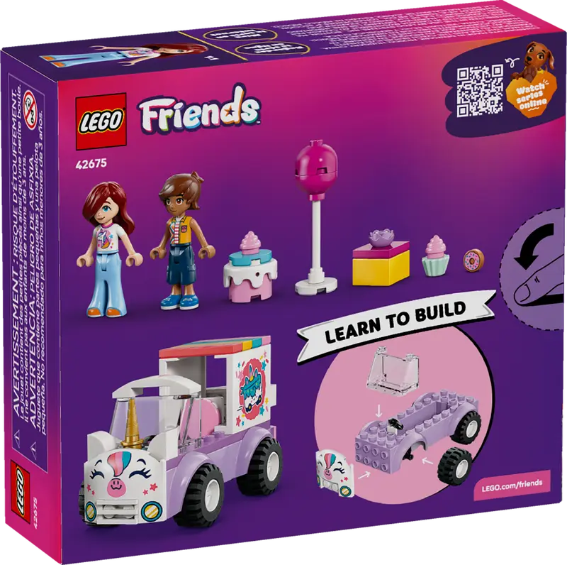 LEGO Friends Einhorn-Kuchenlieferwagen 42675