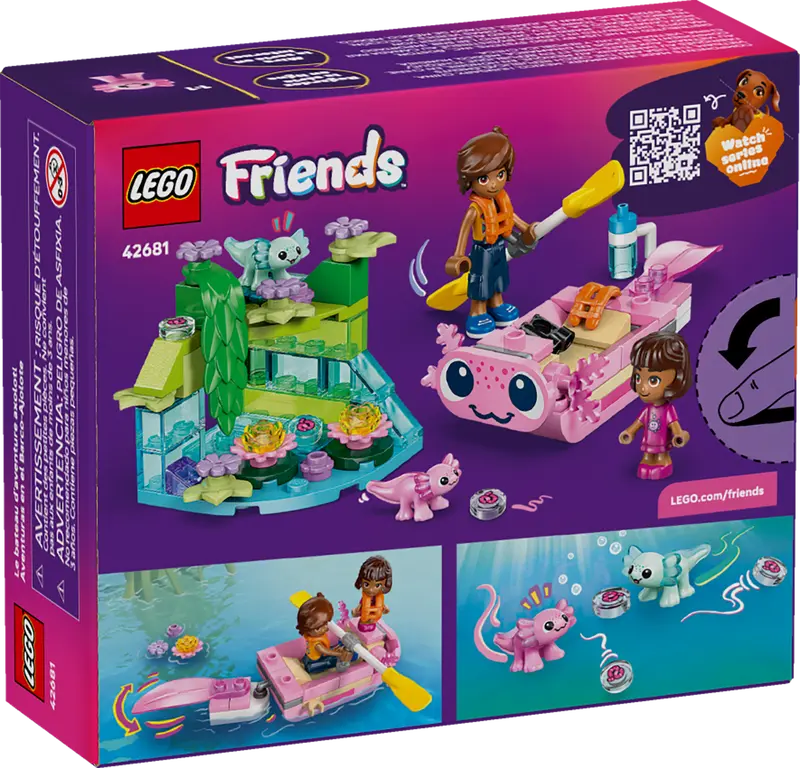 LEGO Friends Axolotl-Abenteuerboot 42681