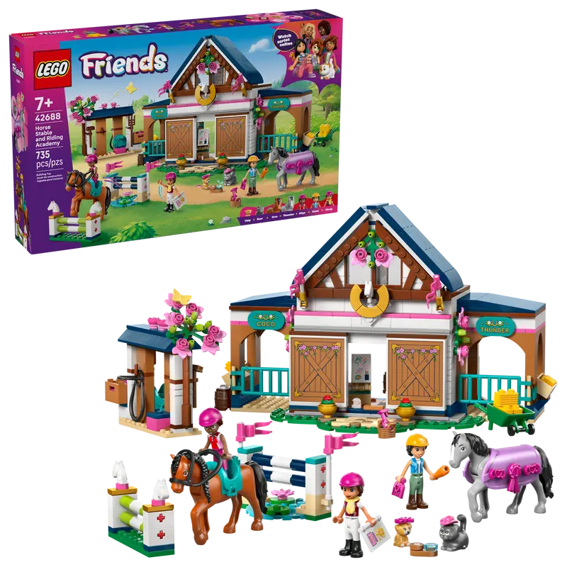 LEGO Friends Pferdestall und Reitschule 42688