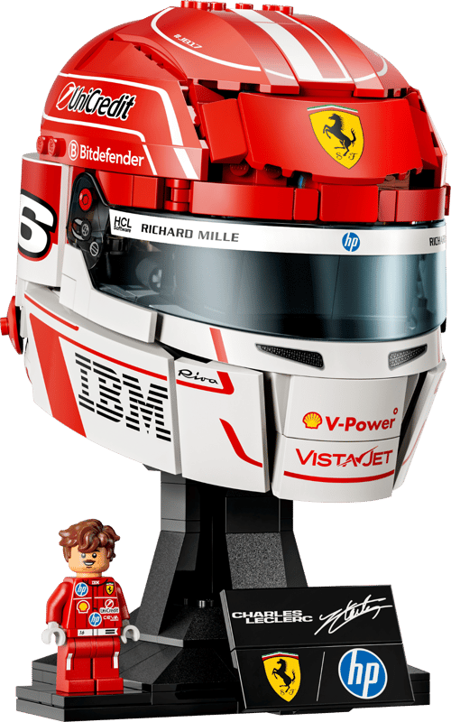 LEGO® Editions Scuderia Ferrari HP Charles Leclerc Helm 43014