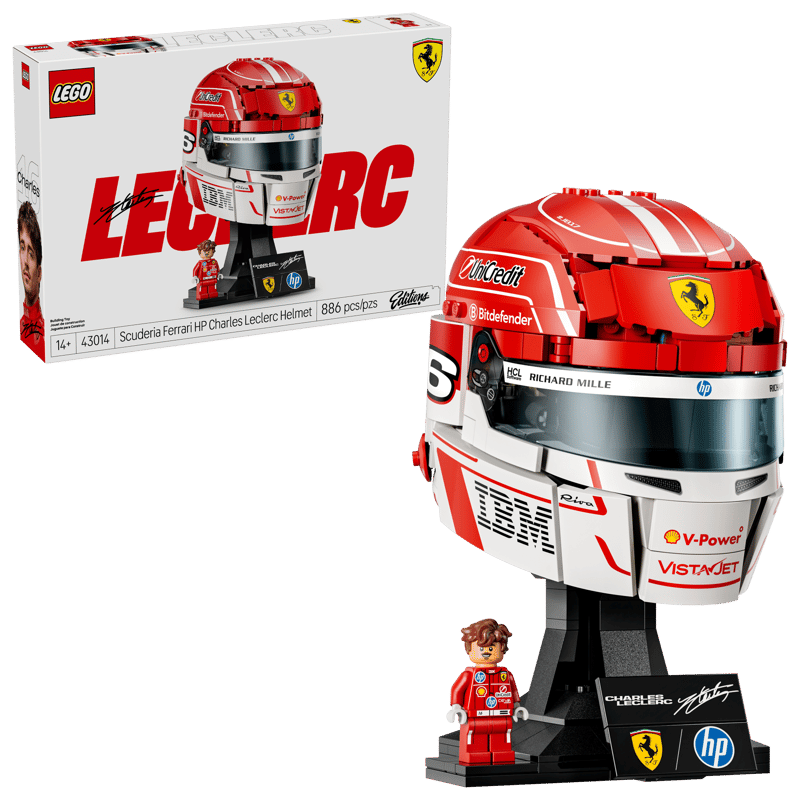LEGO® Editions Scuderia Ferrari HP Charles Leclerc Helm 43014