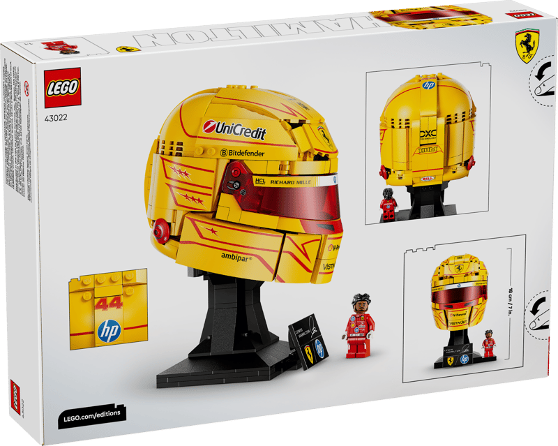 LEGO® Editions Scuderia Ferrari HP Lewis Hamilton Helm 43022