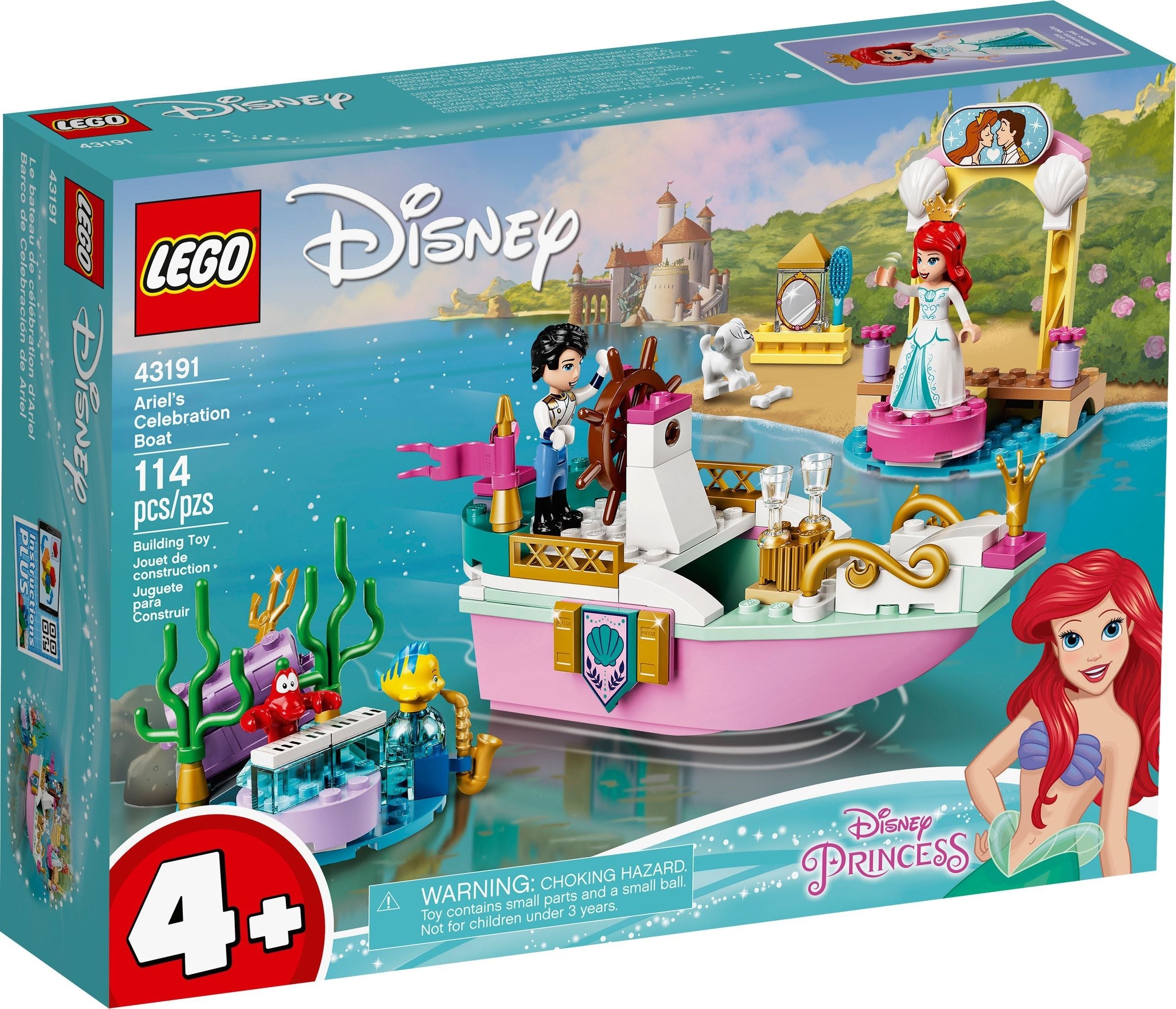 LEGO Disney Princess Arielles Festtagsboot 43191