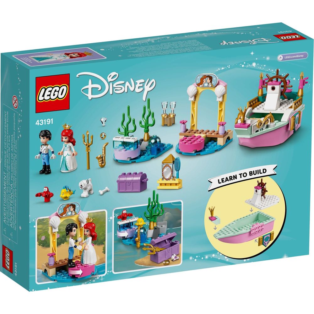 Le bateau de vacances LEGO Disney Princess Ariel 43191