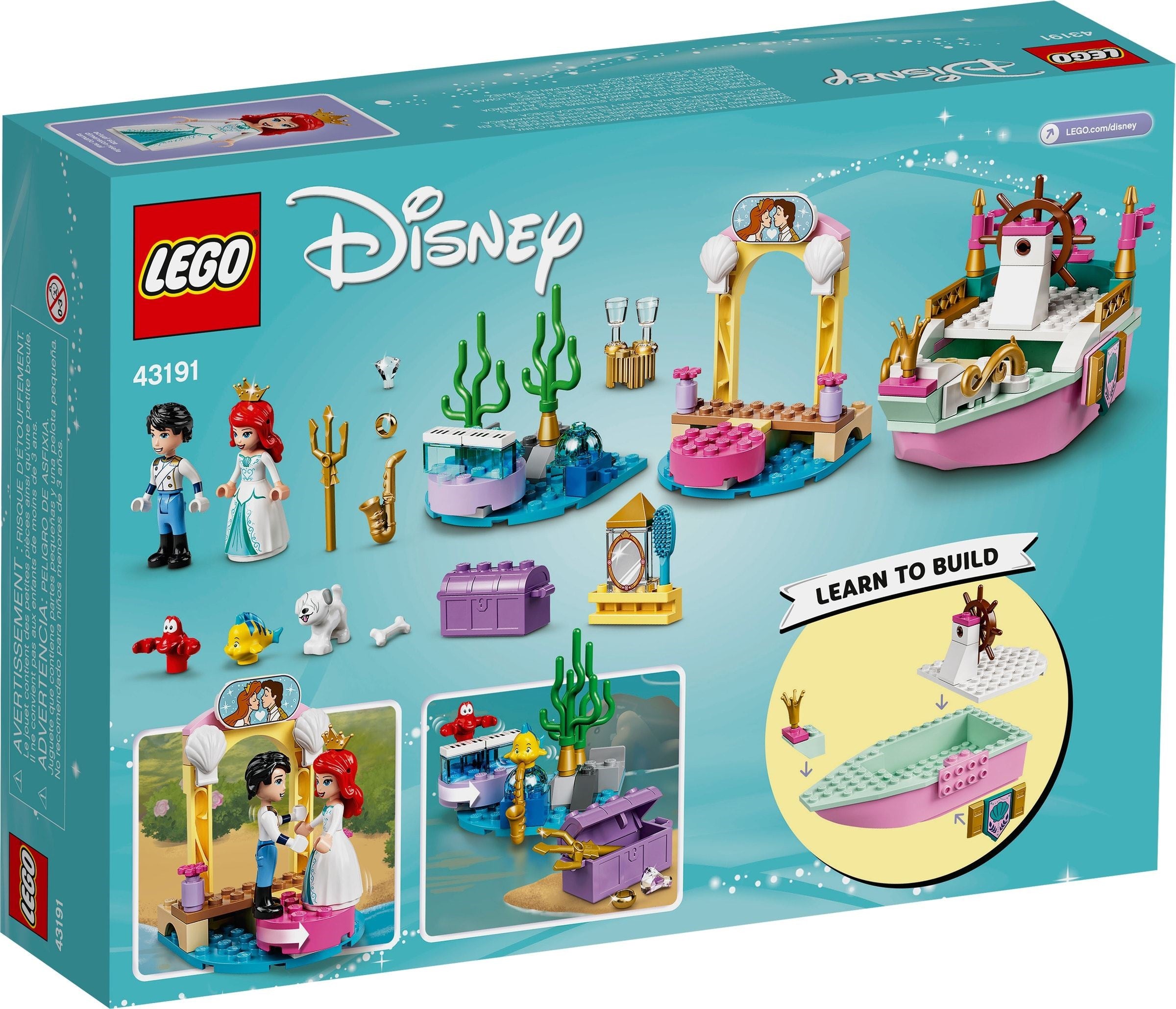 LEGO Disney Princess Arielles Festtagsboot 43191