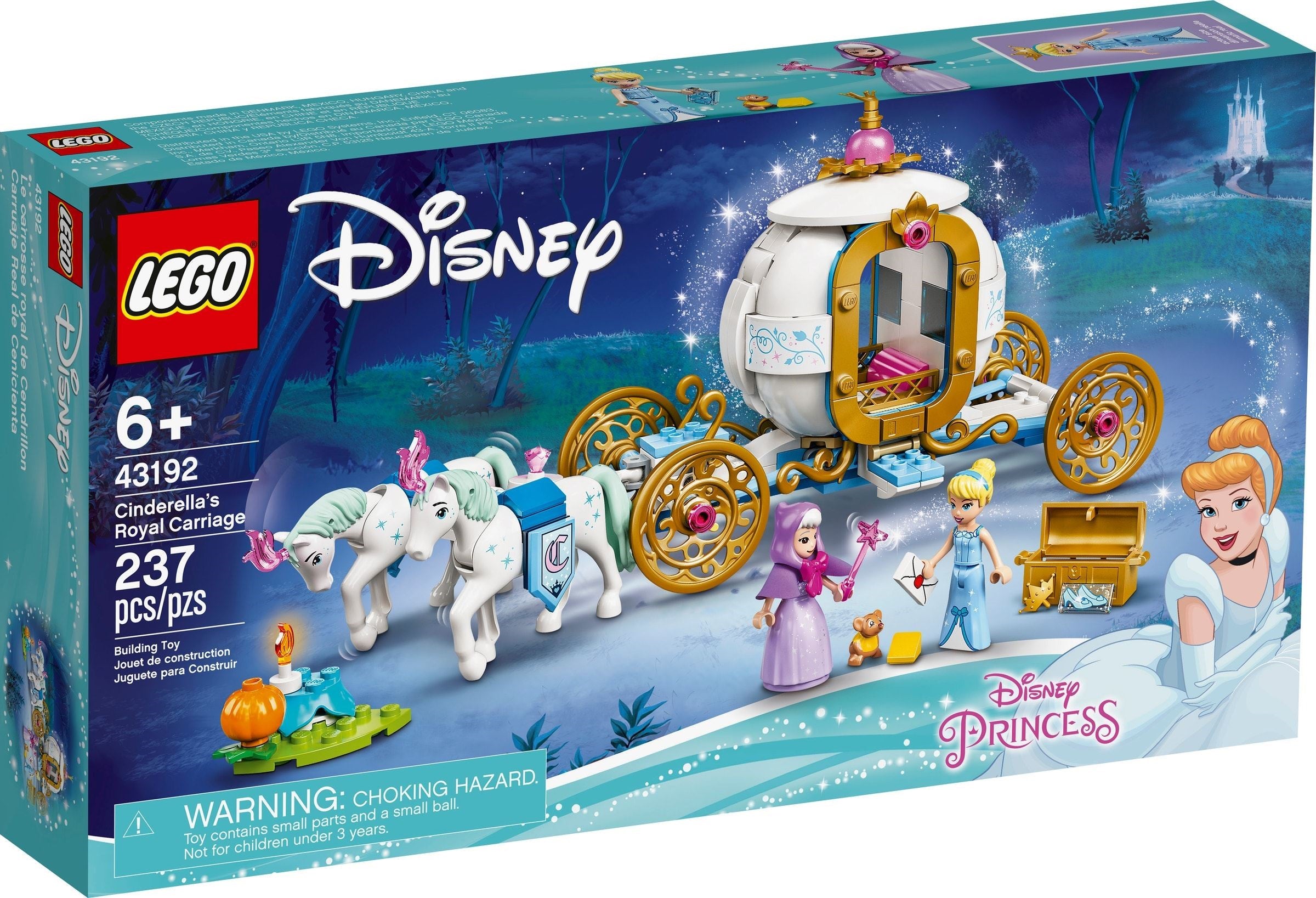 LEGO Disney Princess Cinderellas königliche Kutsche 43192