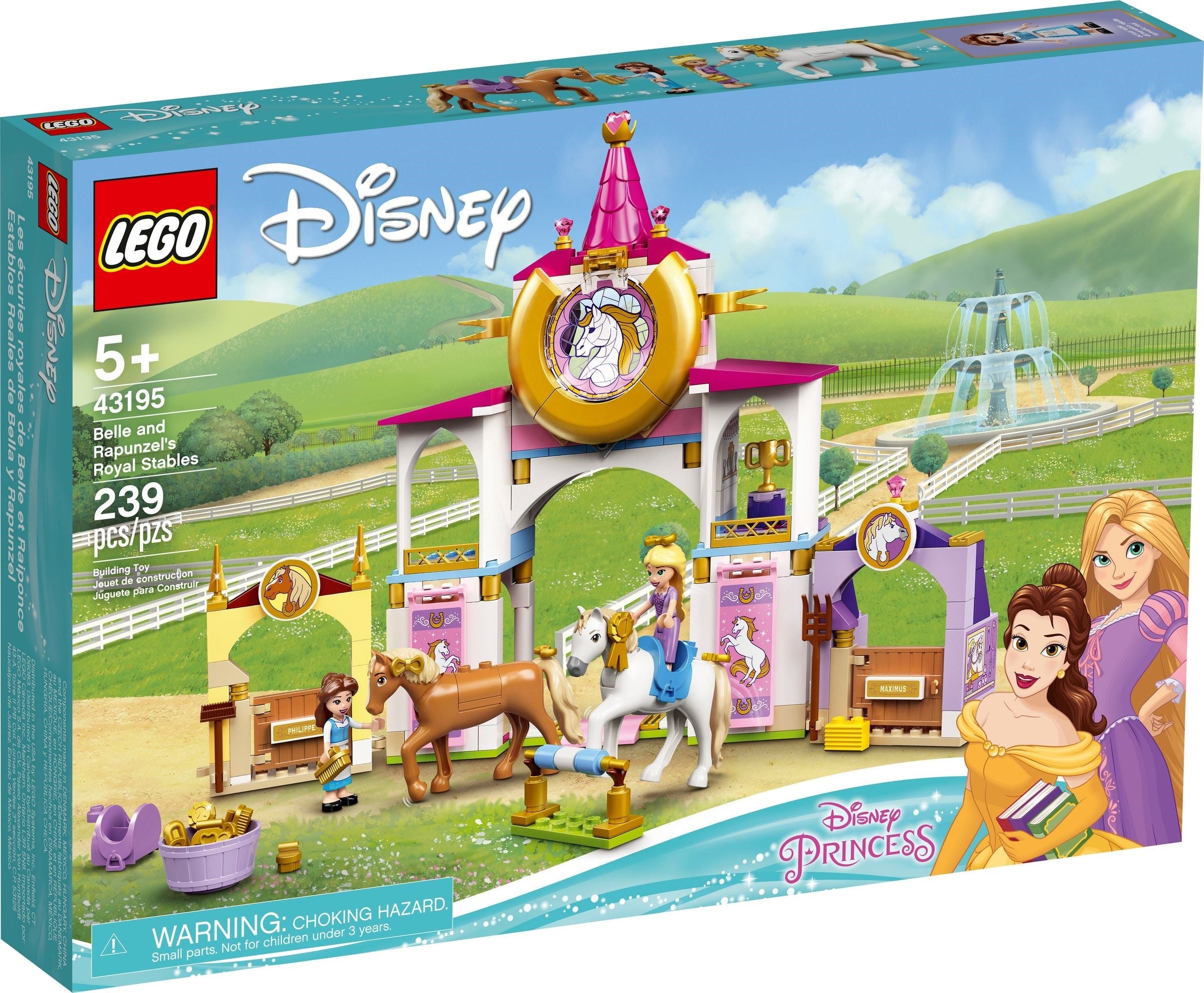 LEGO Disney Princess Belles und Rapunzels königliche Ställe 43195