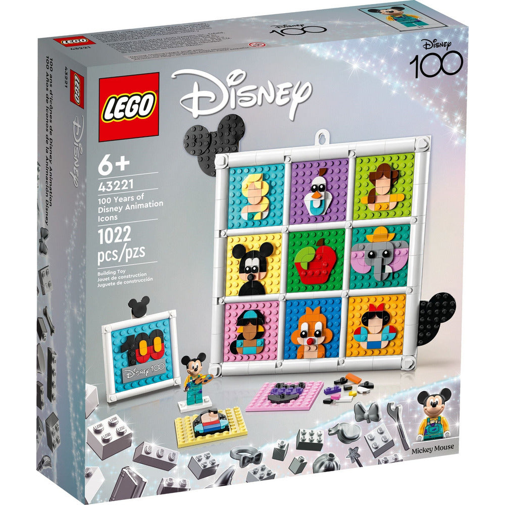 LEGO Disney 100 Jahre Disney Zeichentrickikonen 43221