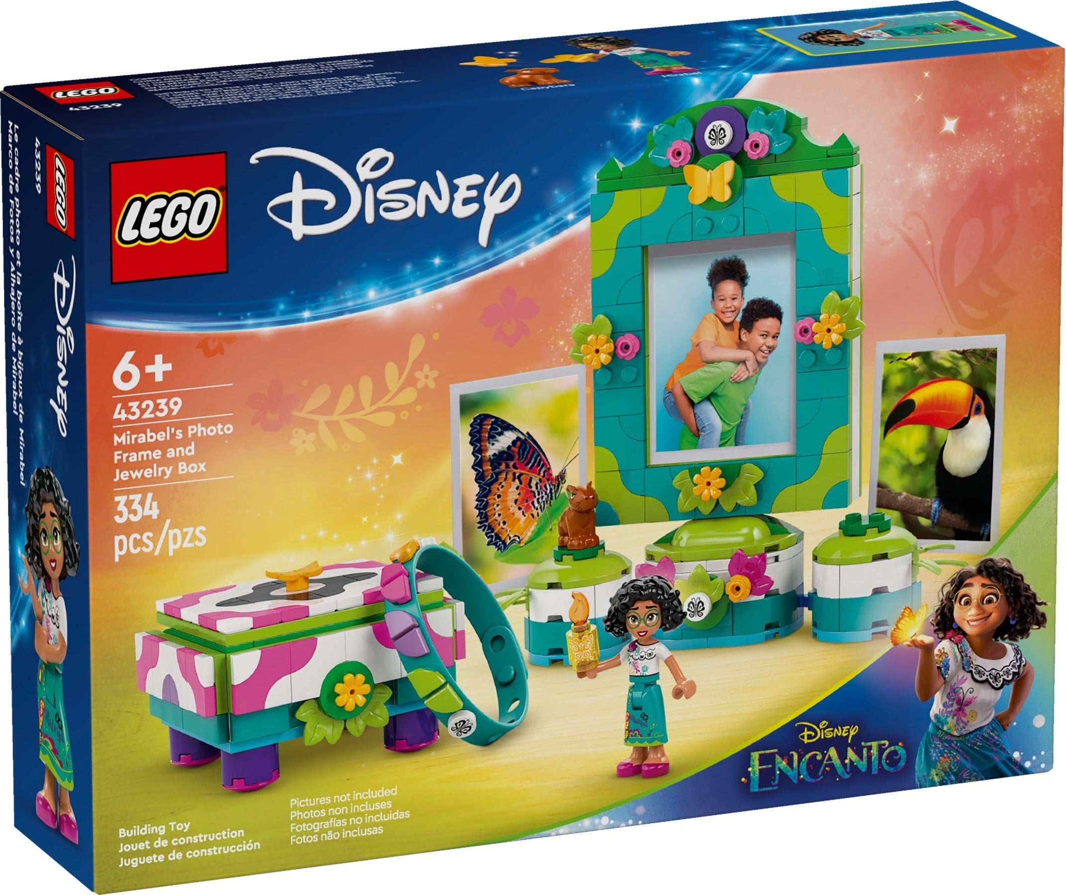 LEGO Disney Mirabels Fotorahmen und Schmuckkassette 43239