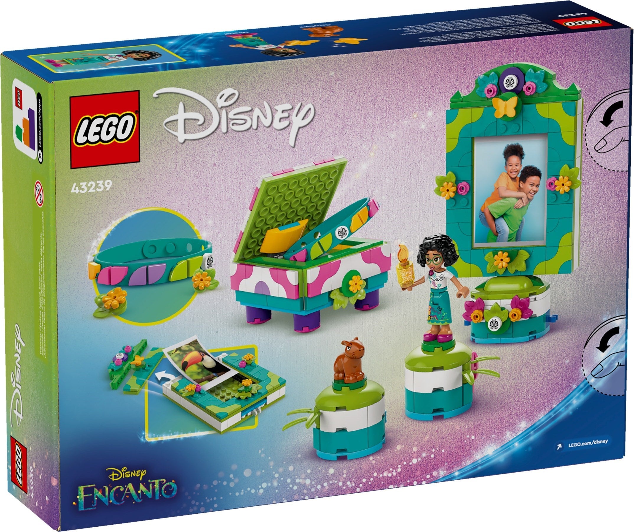 LEGO Disney Mirabels Fotorahmen und Schmuckkassette 43239