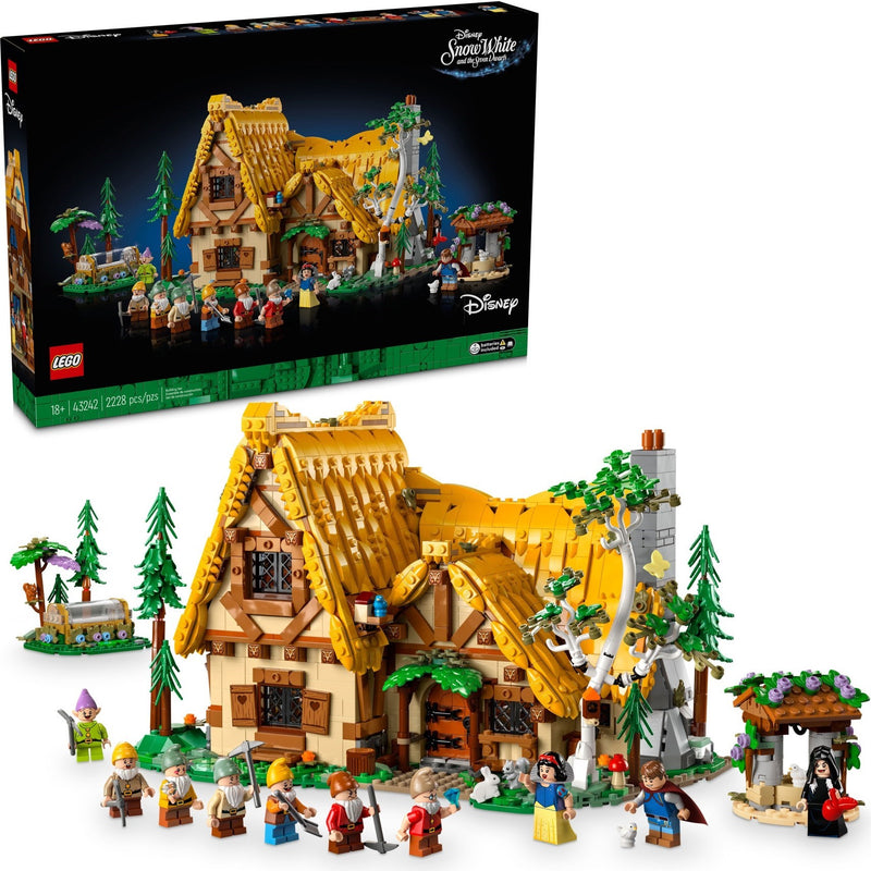 LEGO Disney Die Hütte von Schneewittchen und den sieben Zwergen 43242