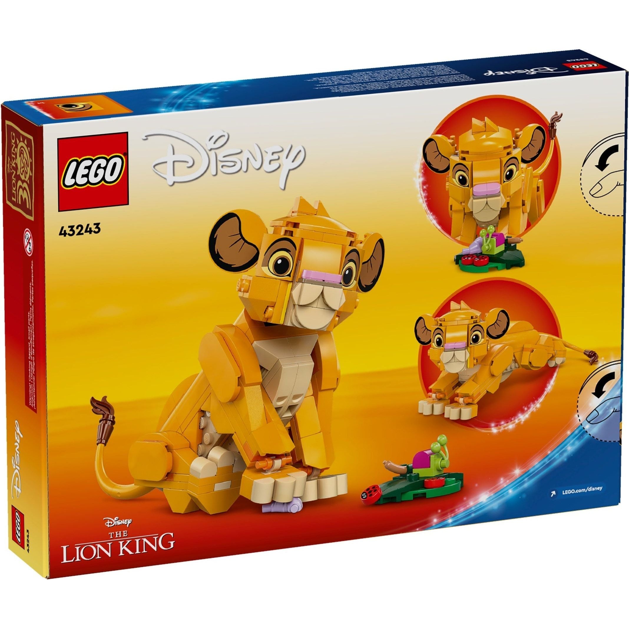 LEGO Disney Simba das Löwenjunge des Königs 43243