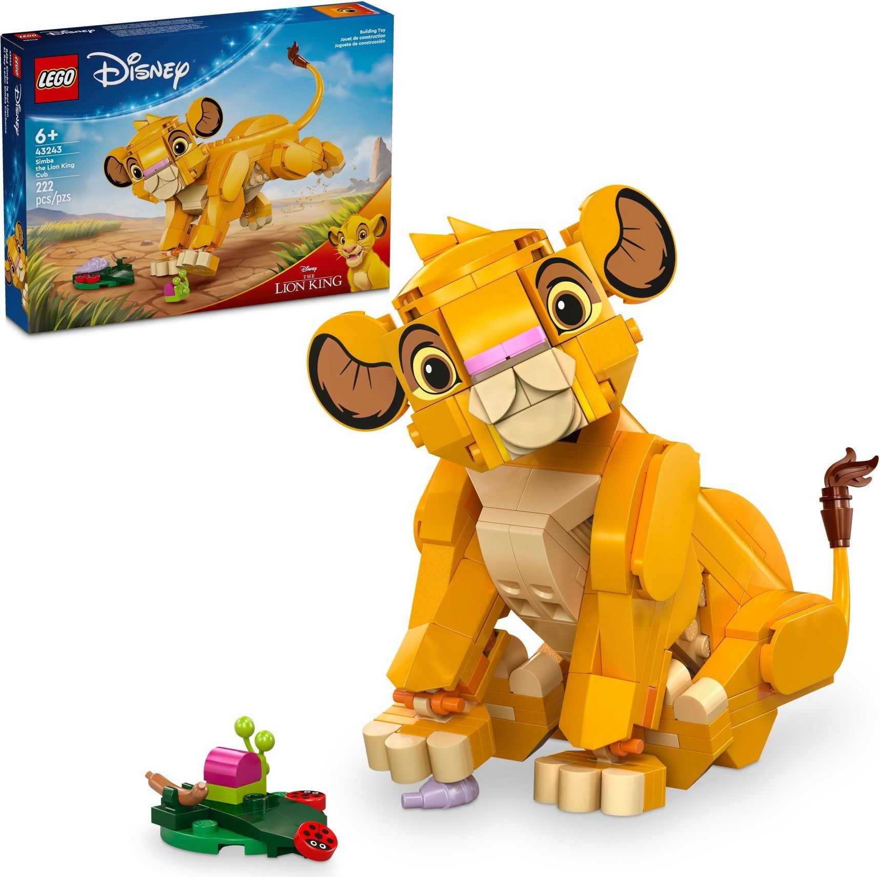 LEGO Disney Simba das Löwenjunge des Königs 43243