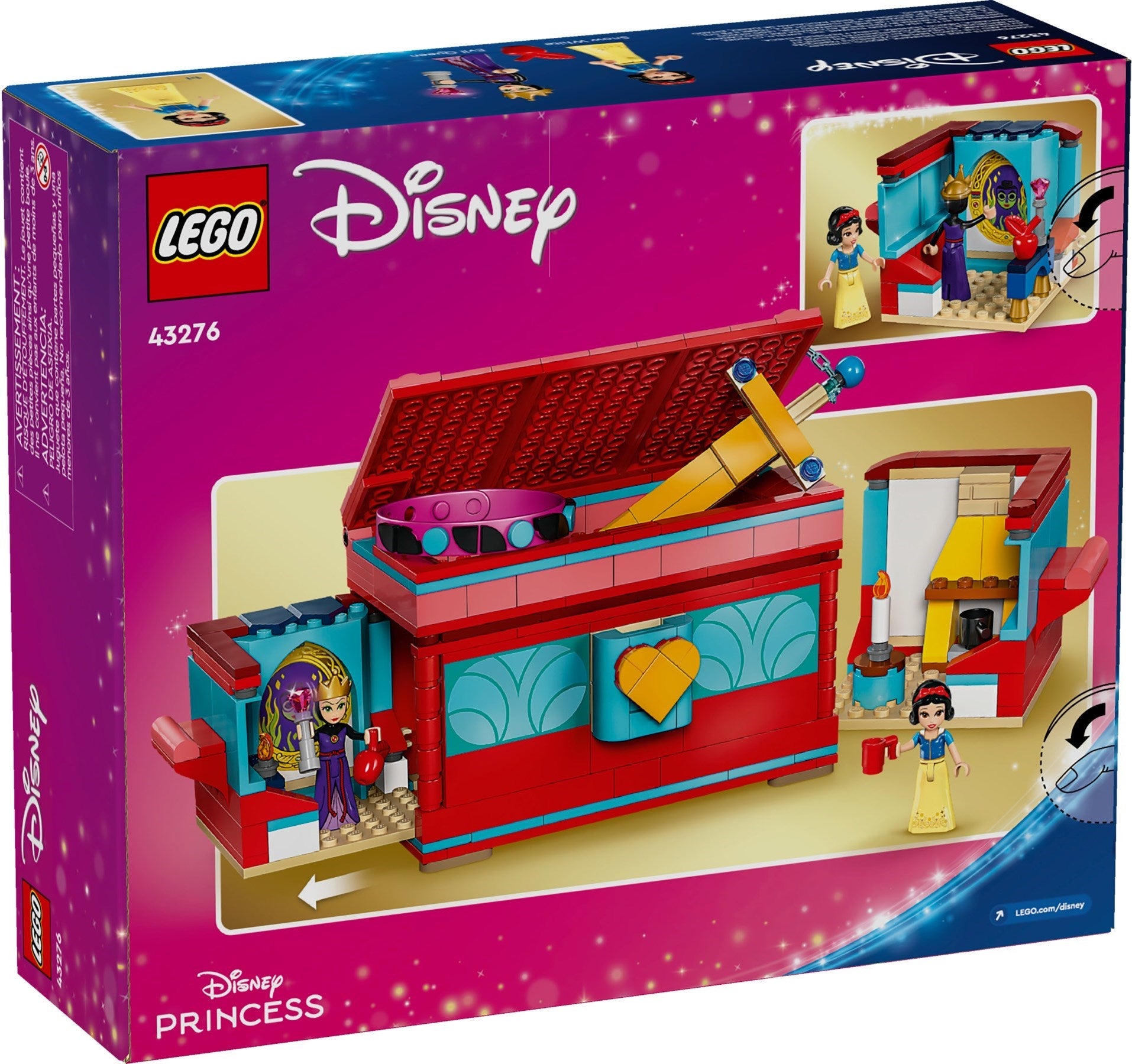 LEGO Disney Schneewittchens Schmuckkassette 43276