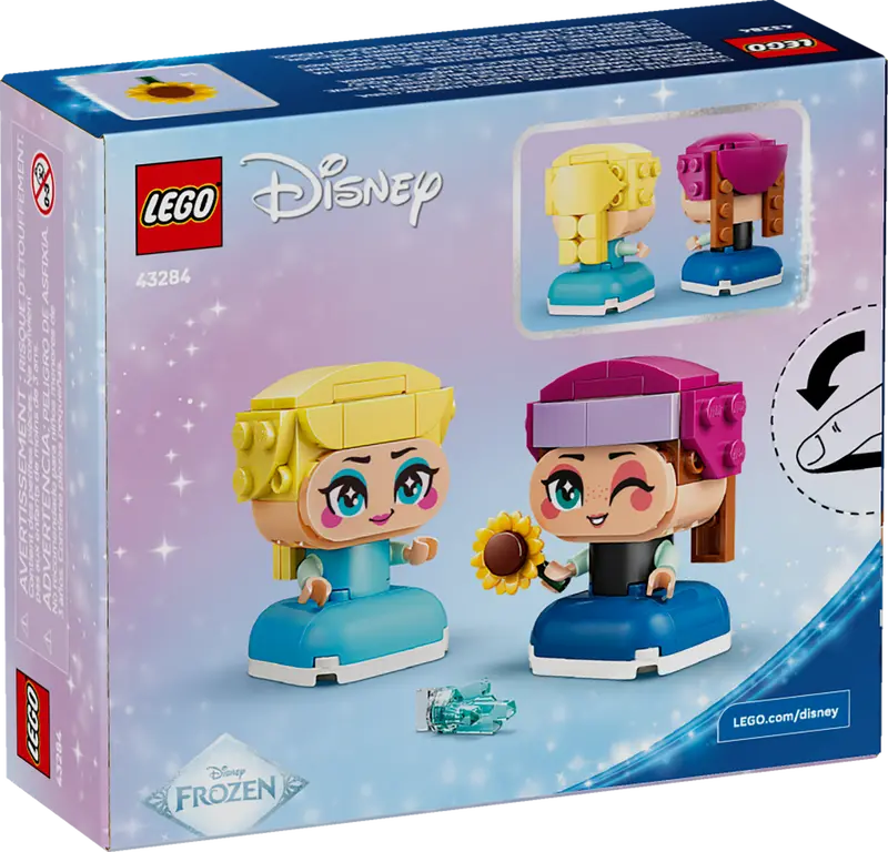 LEGO Disney Princess Die Mini-Prinzessinnen Anna und Elsa 43284