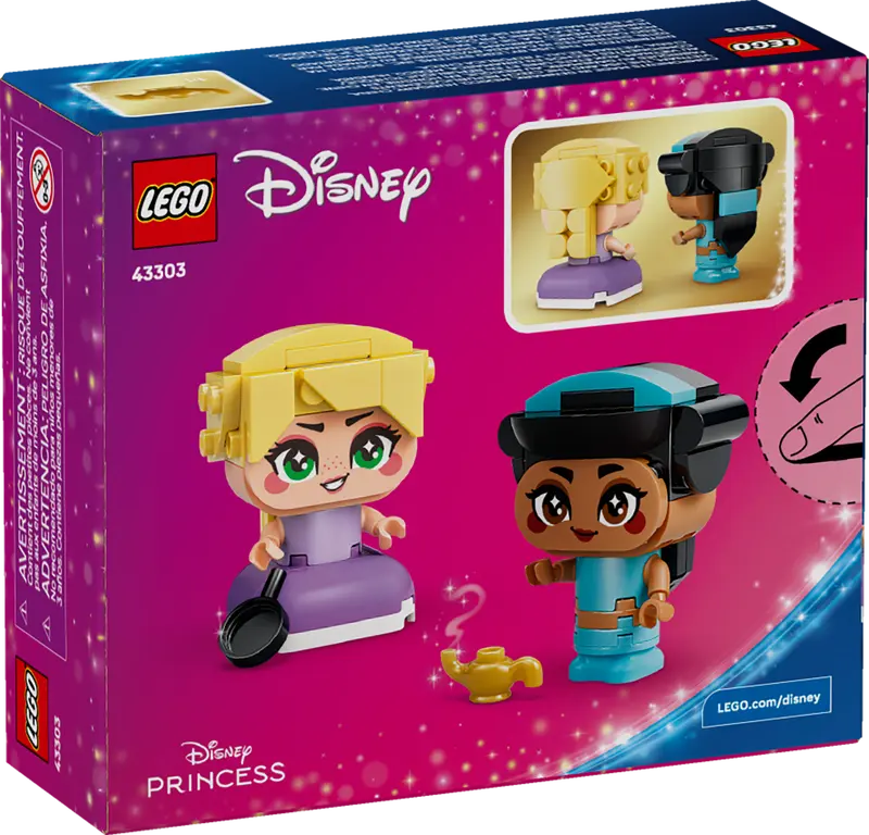 LEGO Disney™ Die Mini-Prinzessinnen Jasmin und Rapunzel 43303