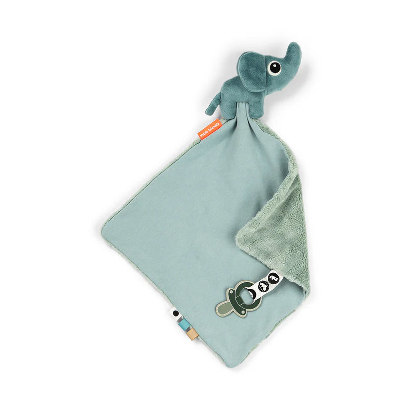 Done by Deer Kuscheltuch Elphee Blau