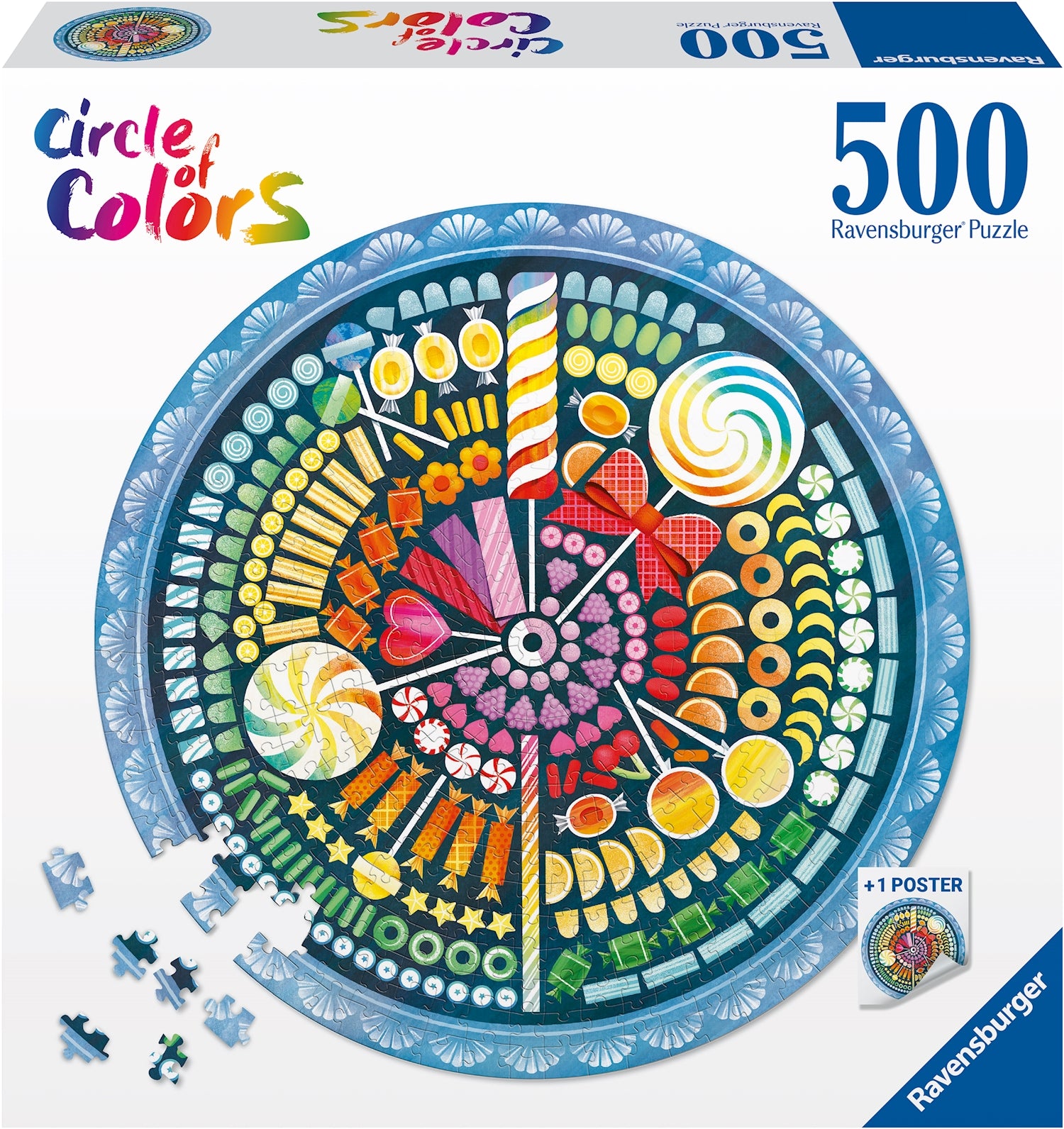 Ravensburger Puzzle Circle of Colors - Candy