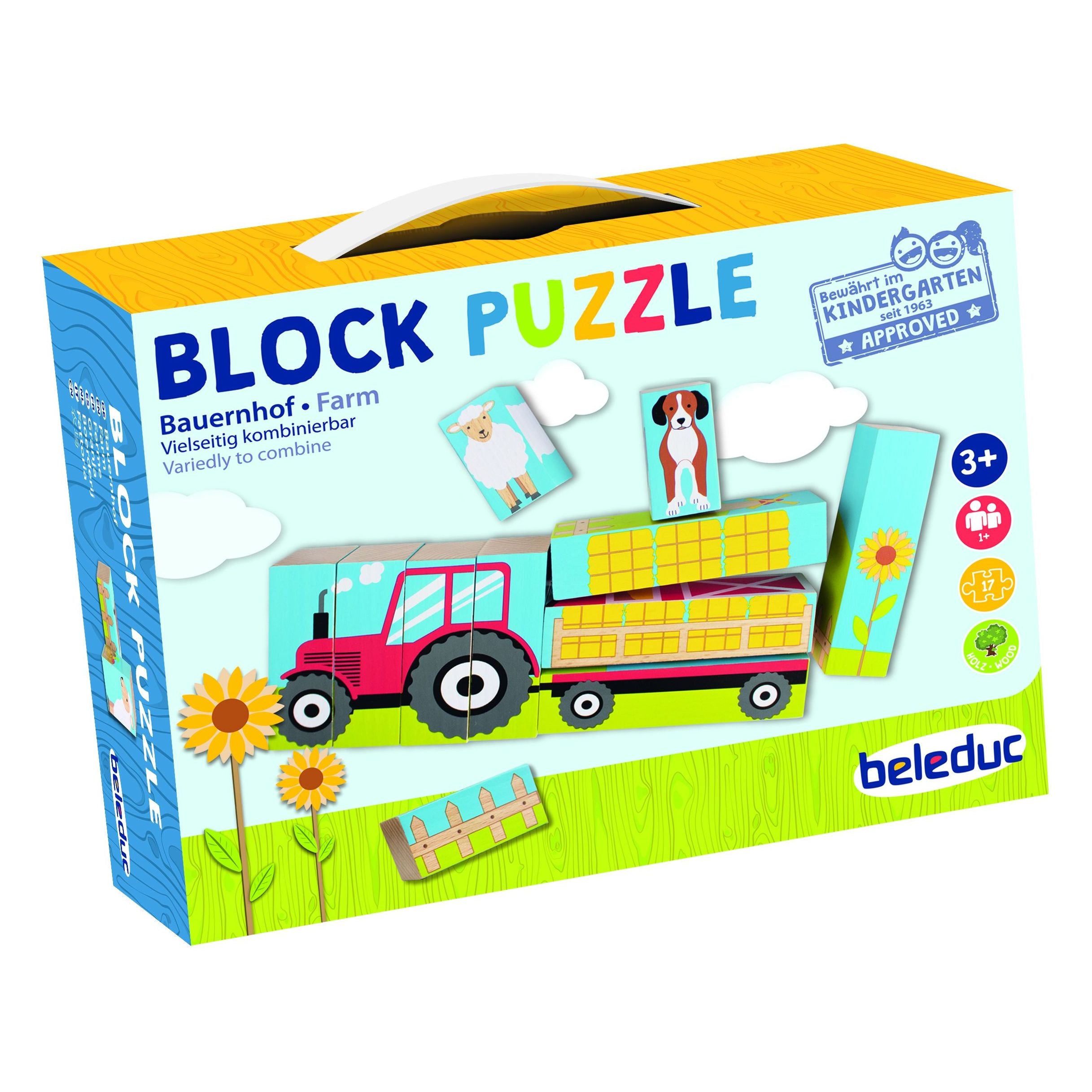 Beleduc Blockpuzzle Bauernhof