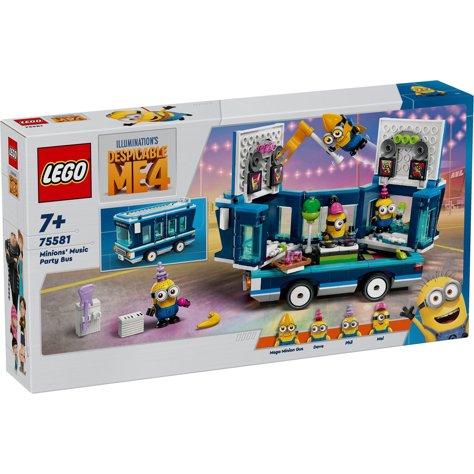 LEGO Minions Minions und der Party Bus 75581