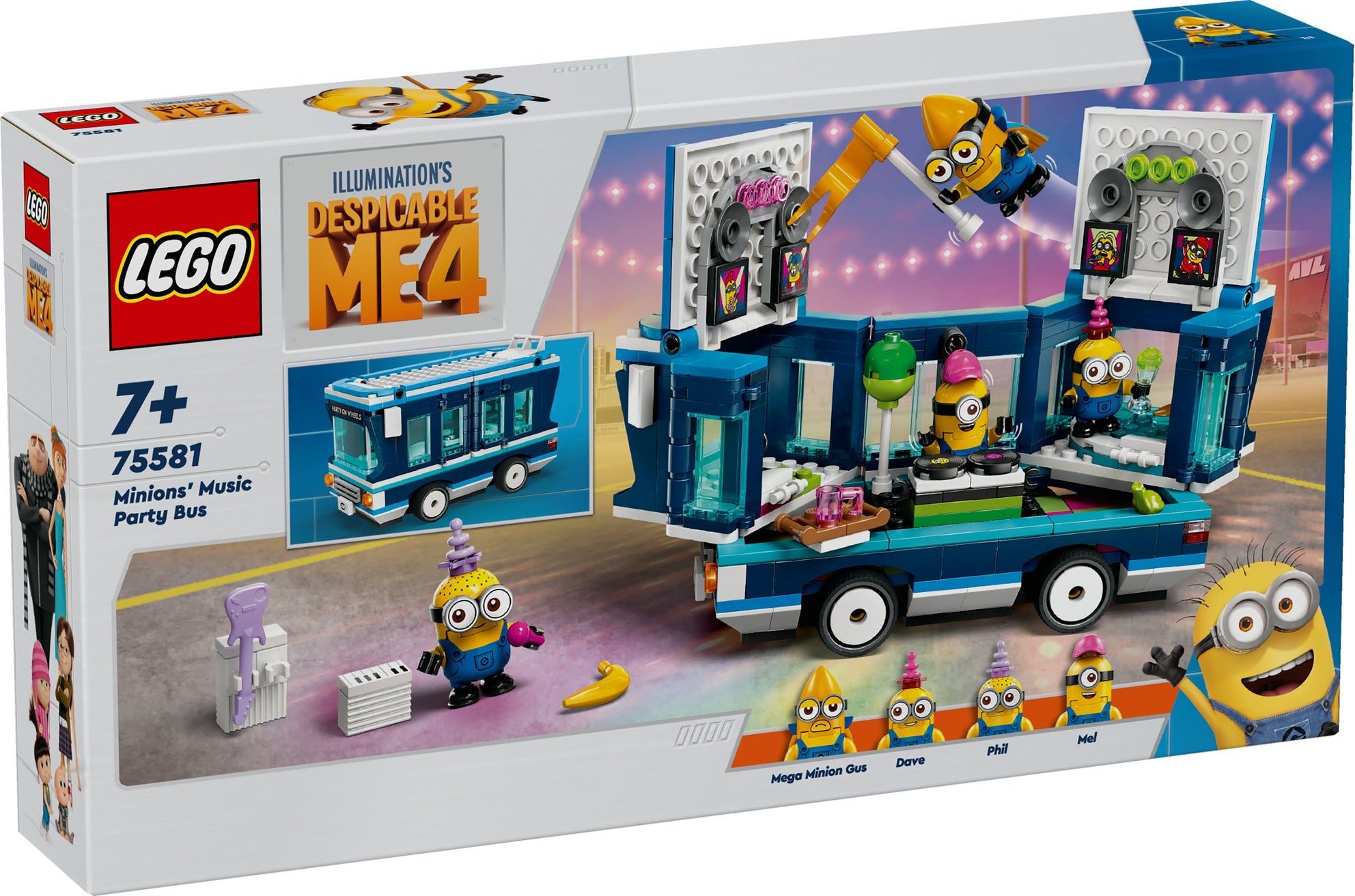 LEGO Minions Minions und der Party Bus 75581