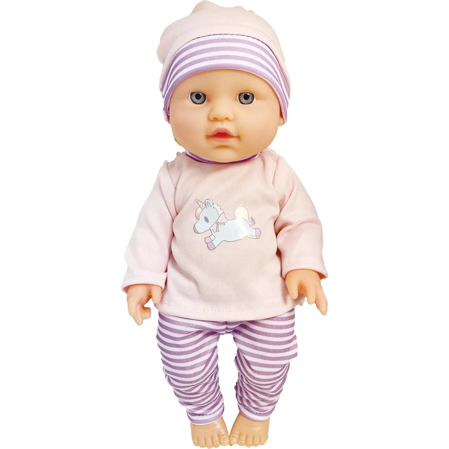 Dimian Puppe 30 cm plus 6 Kleider bekleidete Puppe