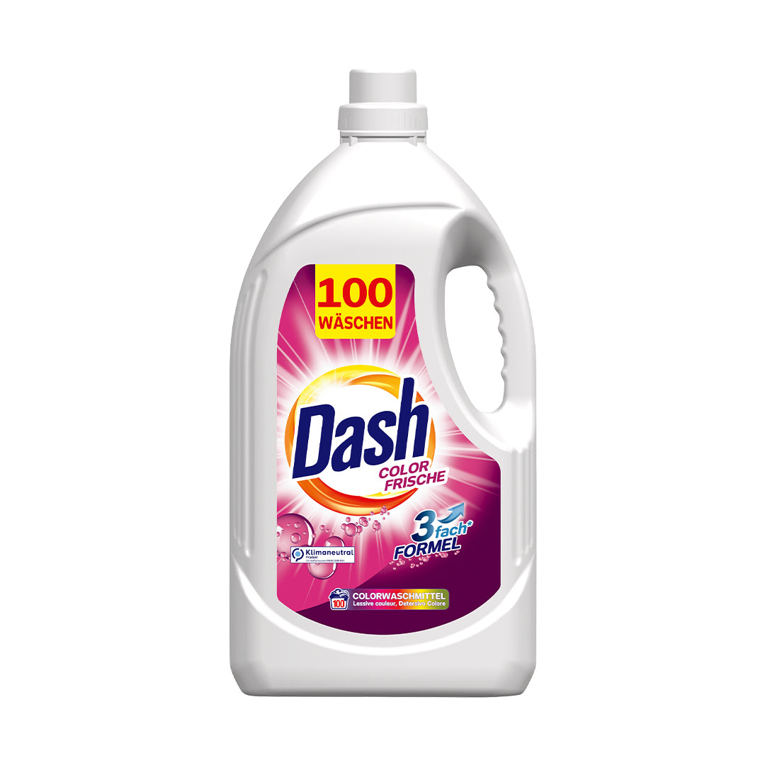 Dash Flüssigwaschmittel Color Frische 5l, 100 Waschgänge