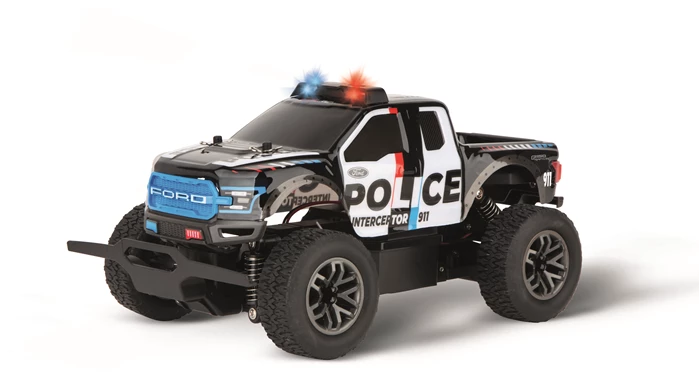 Carrera 1:18RC Ford F-150 Raptor Police 2.4 GHz Digital Proportional