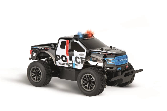 Carrera 1:18RC Ford F-150 Raptor Police 2.4 GHz Digital Proportional