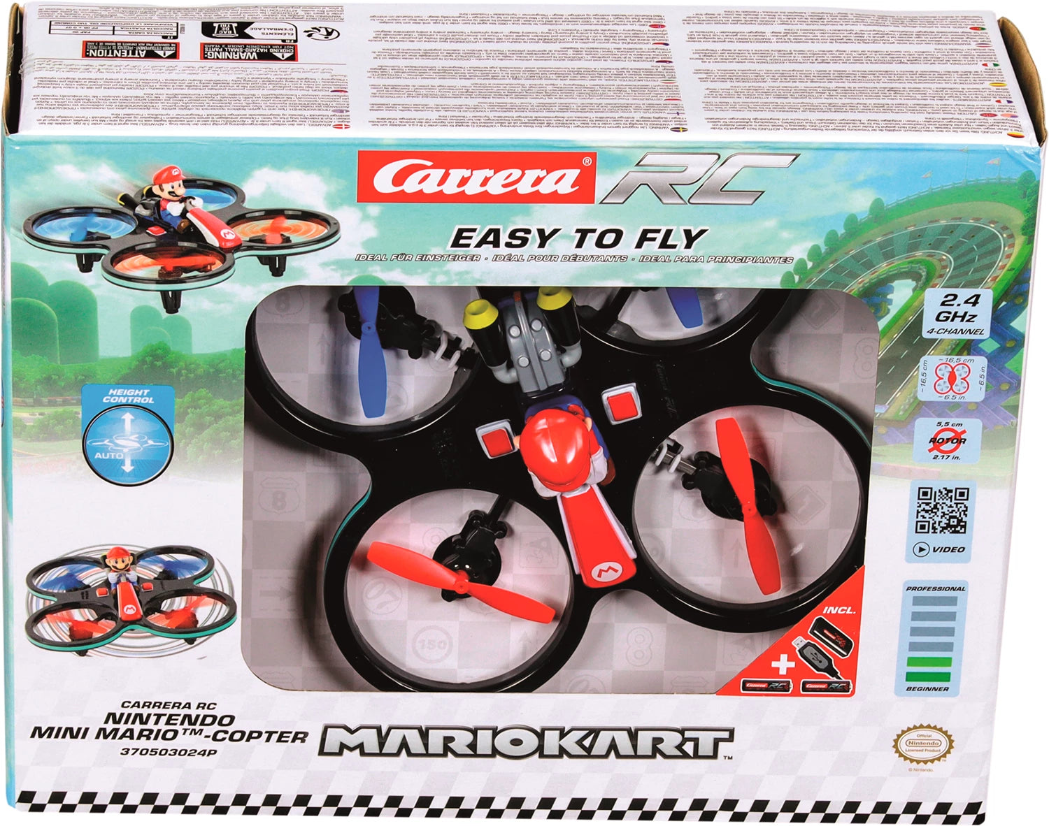 Carrera R/C Mini Mario-Copter 2.4 GHz Digital Proportional