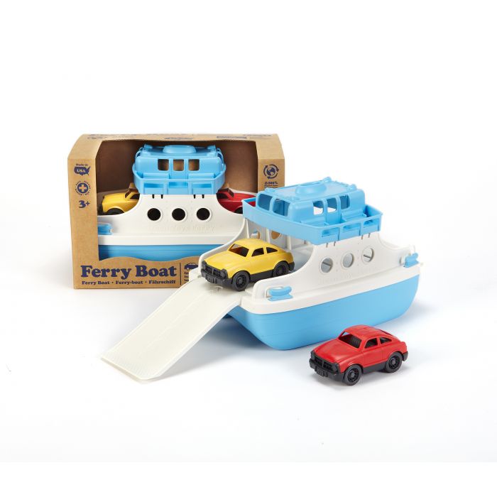 Green Toys Ferry Boat with Cars - Blue