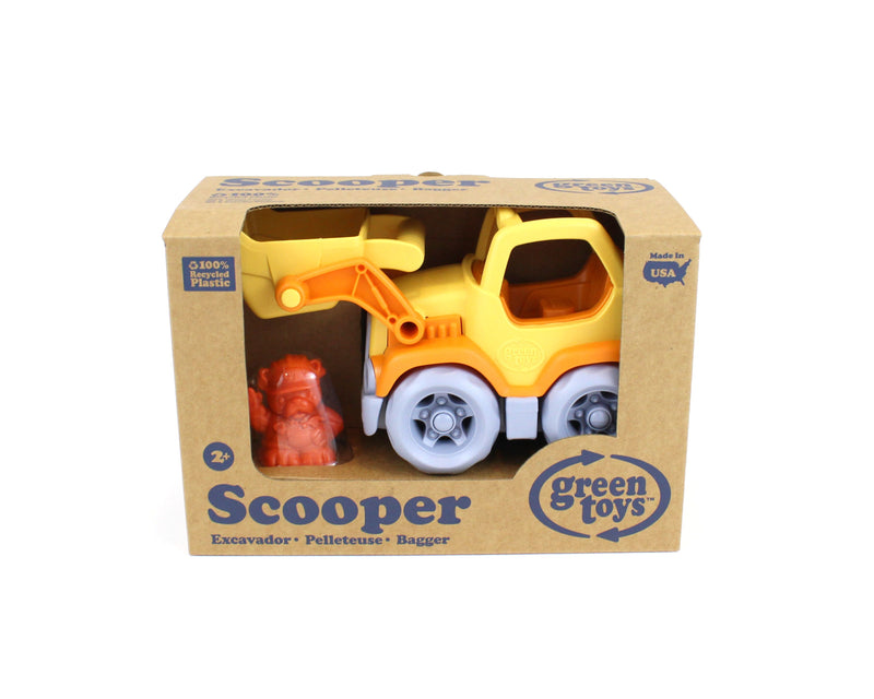 Green Toys Scooper Construction Truck – Orange/Yellow