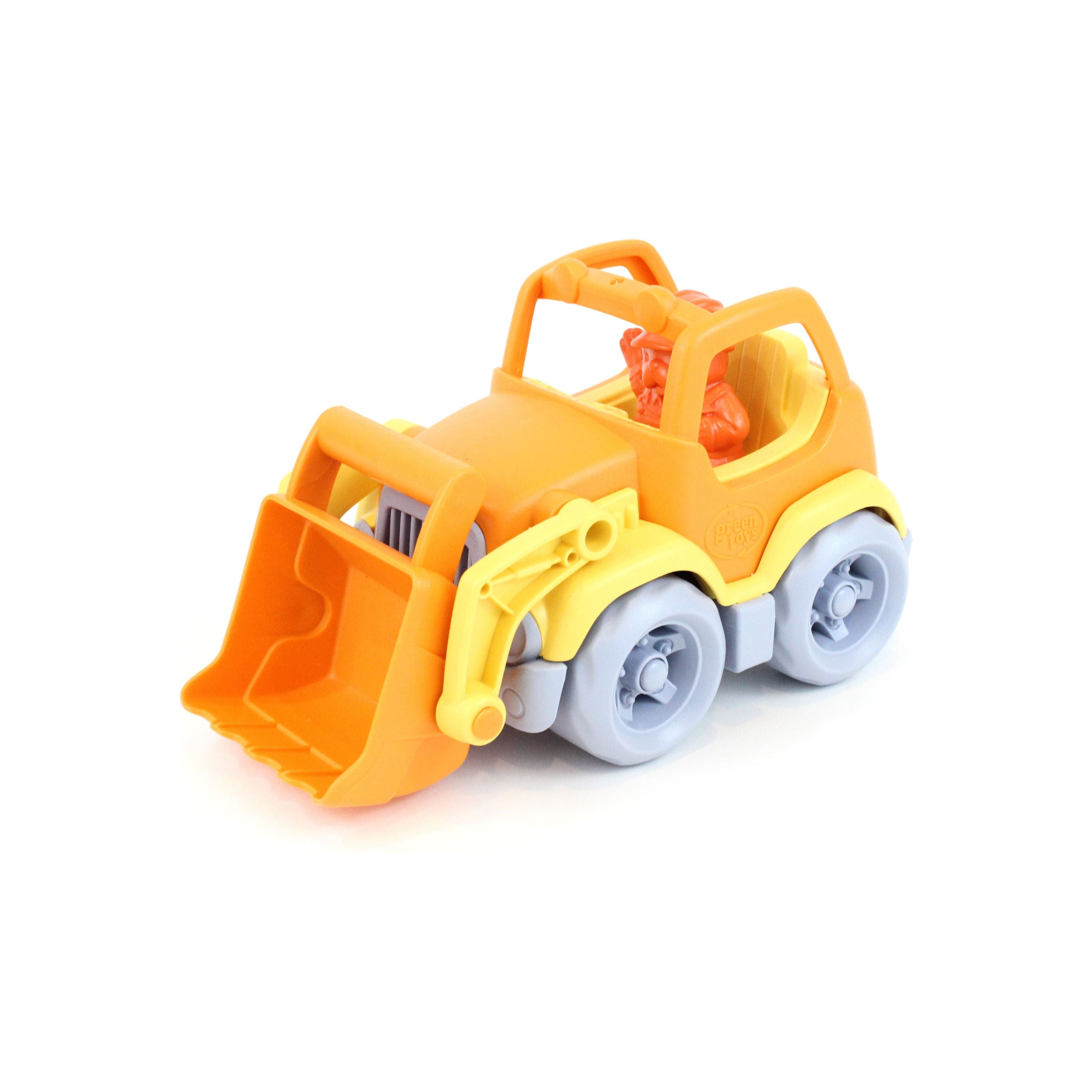 Green Toys Scooper Construction Truck – Orange/Yellow