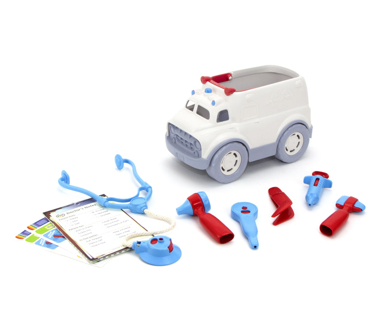 Green Toys Ambulance + Doctor's Kit