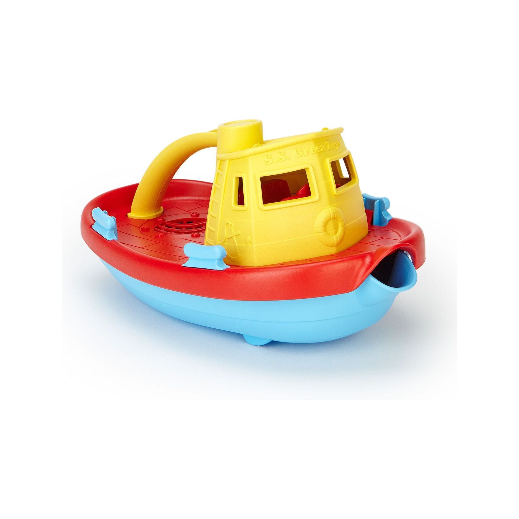 Green Toys Tug Boat - Yellow