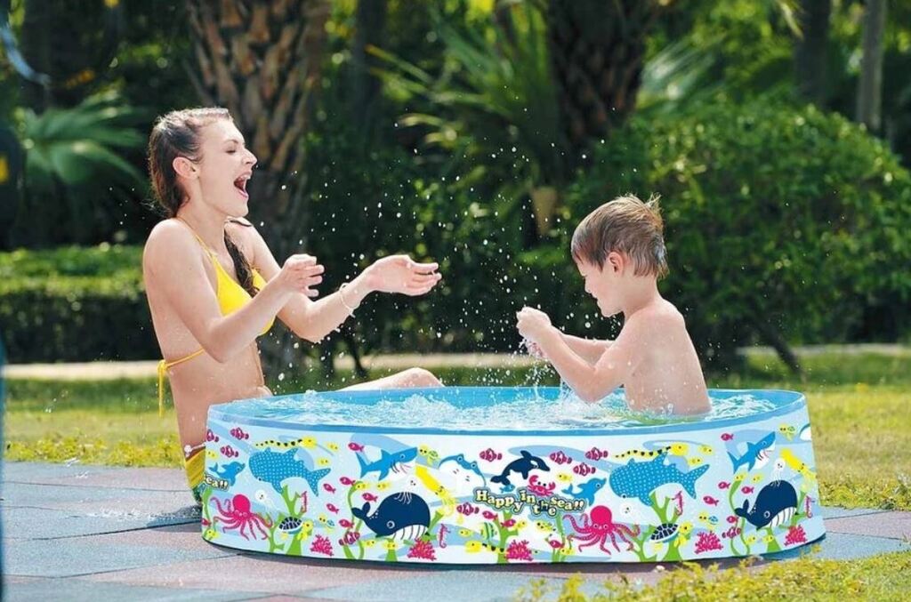 Jilong Kinderpool Happy Sea  (⌀120cm × 25cm × 25cm, 1kg)